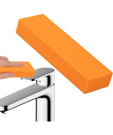 Stainless Steel Decontamination Artifact Eraser Reusable Rust Eraser Limescale Rust Glass Cleaning Eraser Magic Stainless Steel Stain Remover Eraser for Tough Stains and Dirt Orange1*3pcs - Buy Online on GoSupps.com