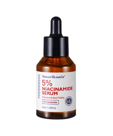 5% Niacinamide Serum for Face Anti-Blemish with Hyaluronic Acid Vitamin C 5x Ceramide Skin Balancing & Pore Reducing 1.02 fl.oz