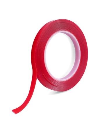 chengzui Nail Adhesive Tape Double Sided Nail Art Adhesive Tape for False Tips Nail Art Display Width 10/12mm Length 3/5/10M Nail Adhesive Tape