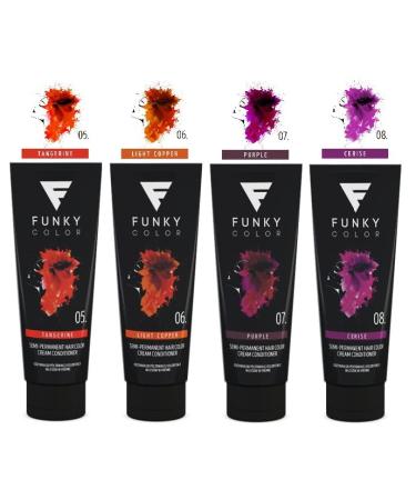 Funky Color Tangerine 05 - Semi-Permanent Hair Color | 28 Vibrant Shades for International Shipping - Buy Online on GoSupps.com