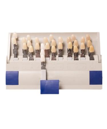Teeth Shade Guide  29 Colors Comparison Removable Tooth Bleaching Whitening Shade Chart