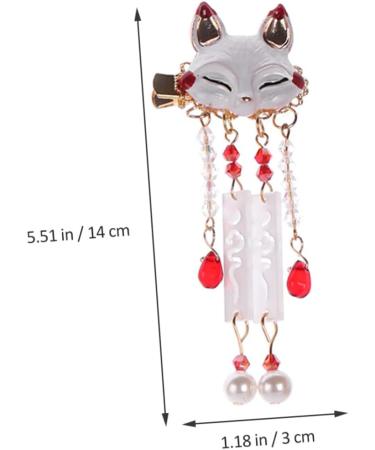 Beatifufu 1 Pair Fox Tassel Clip Dangle Tassel Hair Clip Alligator Hair Clips Chinese Tassel Hair Clip Women Tassel Hair Clip Chinese Tassel Hairpin Tassel Hairpin Tassel Barrette - Buy Online on GoSupps.com