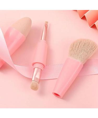 GABEALF Double Ended Makeup Brush 4-In-1 Retractable Travel Cosmetic Brush Multifunctional Concealer Sponge Brush for Eyeshadow - Buy Online on GoSupps.com
