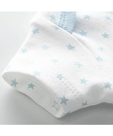 Chamie Newborn Baby 9-12 Months Clothing Set | 5 Pcs Bodysuit, 4 Pcs Pants, Vests | Pure Cotton | Boys and Girls 0-12M | Blue2 - Buy Online on GoSupps.com