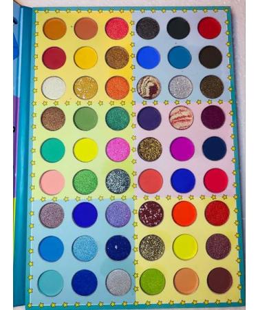 54 Color Glitter Eyeshadow Palette - Vibrant Shades for All Girls | Simpson | 1 Ounce - Buy Online on GoSupps.com