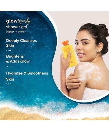 Squishy Body Wash Gel with Papaya & Vitamin C - Hydrating Shower Gel for Men & Women - 250ml - Buy Online on GoSupps.com