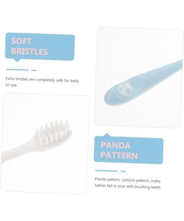 Partykindom Children's Toothbrush Set - Soft Bristles Baby Care Toothbrush in Assorted Colors (2 Pack) for Gentle Oral Hygiene - Buy Online on GoSupps.com