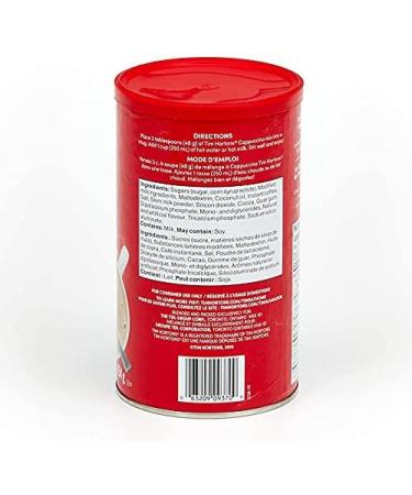 Tim Hortons French Vanilla Cappuccino Beverage Mix 16oz - Imported from Canada (2 Cans) - Buy Online on GoSupps.com