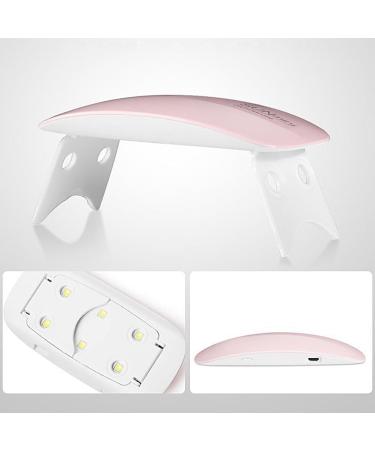 JYTDBCS Uv Nail Lamp Mini 6W Uv Lamps Led Nail Lamp Gel Nail Lamp USB Plug Quick Drying and Convenient Carrying.(Pink) - Buy Online on GoSupps.com