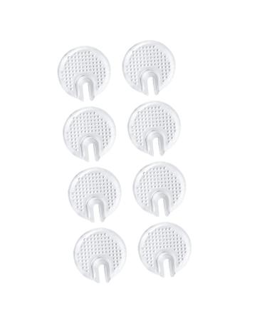 FRCOLOR 4 Pairs Flip Flops Non-Slip Clip Non-Slip Mat Slippers High Heels Soft Non-Slip Mat Protection Soles Women's Sandals Gel