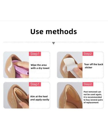 Heel Cushion Pads - Comfort Shoe Grips for Loose Shoes & Blister Relief | Heel Inserts for Women & Men - High Heels - Purple (2 Pairs - Buy Online on GoSupps.com