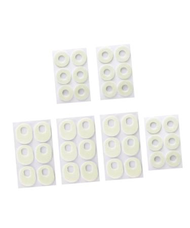 FOYTOKI 6 Sheets Felt Corn Stickers Corn Pads for Shoes Comfortable Corn Removers Felt Foot Corn Stickers Foot Corn Treatment Pads Thick Felt Foot Pads Corn Remover Pads Corn Pads for Toes