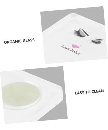 POPETPOP Beauty Tools 1pc Eyelash Grafting Board Lash Extension Pad Holder Lash Stands Forehead Lash Extension Cushion Eyelash Tool Lash Glue Gasket Acrylic White Accessories - Buy Online on GoSupps.com