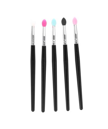 Baluue 5pcs Silicone Brush Glitter Outfit Stick Lipstick Applicator