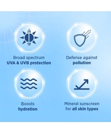 Pollution Protect Mineral Sunscreen Gel SPF 50 - White 50g | Broad Spectrum UV Defense for All Skin Types - Buy Online on GoSupps.com