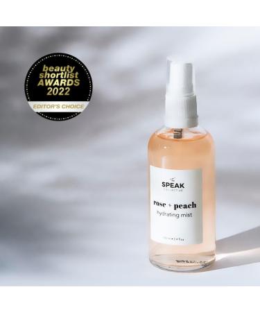 Rose + Peach Hydrating Mist | Hydrate Soften & Calm Sensitive Skin | Natural Ingredients | 30ml - Buy Online on GoSupps.com
