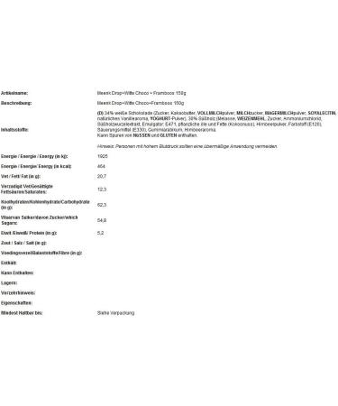 x Meenk Drop + Witte Choco + Framboos 150g I Spicy Licorice with White Chocolate and Raspberry from the Netherlands I Dutch Liquorice I Chocolate I Sweet and Spicy - Buy Online on GoSupps.com