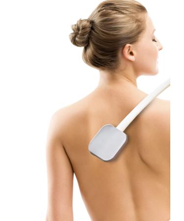 KMINA - Calculation aid for back seniors back anger help back brush to cream long stem creme brush for back back scalding lotion applicator (including 3 fine sponges)