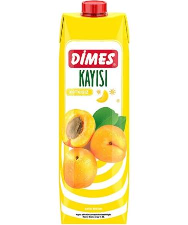  Pufai Dimes Classic Apricot Nectar Fruit Juice 1000 ml x 5 Pieces - Buy Online on GoSupps.com