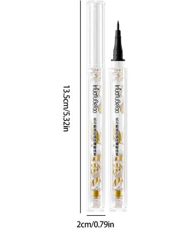Liquid Eyeliner | Long-Lasting Liquid Waterproof Silkworm | Smudgeproof Eye Makeup Tool for Dating Night Out and Daily Use Pochy - Buy Online on GoSupps.com