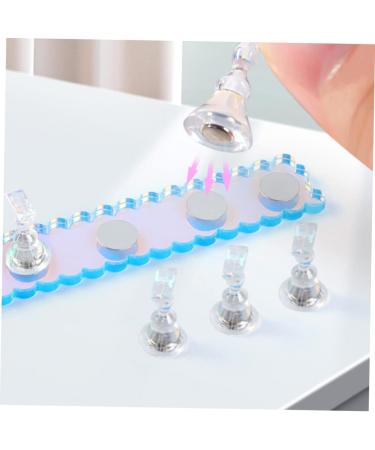 Housoutil 1 Set Nail Practice Bracket Manicure Tools Practice Nail Racks Nail Display Convenient Nail Racks Nail Art Stand Convenient Nail Stands Paint Brishes Alloy Magnet Personality Base - Buy Online on GoSupps.com