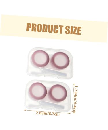 Solustre 32 STK Pink Contact Lens Container Set - Travel Accessories & Local Storage Case - Buy Online on GoSupps.com