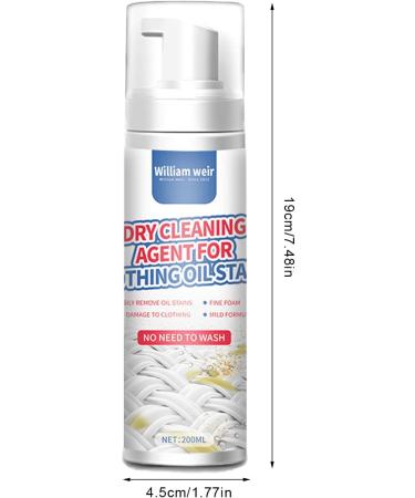 10 Laundry Stain Dry Remover Dry Stain Remover Cleaning Fluid Agent for Laundry at Home Spot Stain Remover for Food Drink Oil Stains Fanelod 10 Pcs 200ml - Buy Online on GoSupps.com