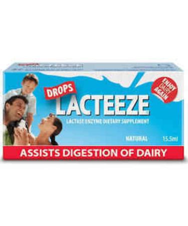Lactase Enzyme Lacteeze Drops 15.5 ml Liquid by Gelda Sci (1)