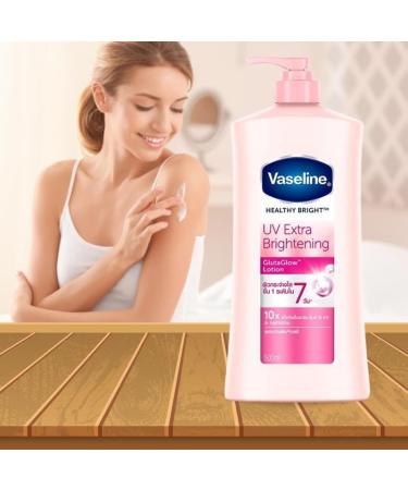 Vaseline Healthy Bright UV Extra Brightening Gluta Glow Body Lotion 500ml - Buy Online on GoSupps.com