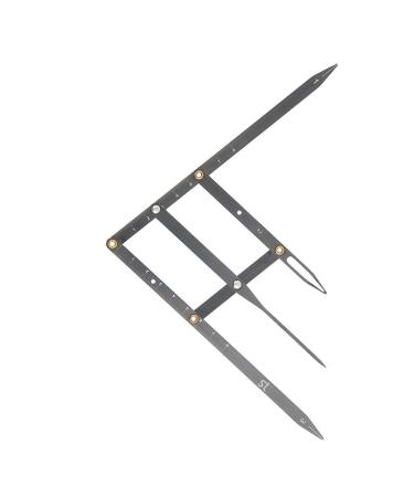 Salmue Golden Ratio Stainless Steel Eyebrow Ruler | Tattoo Measuring Caliper & Shaping Tool - Buy Online on GoSupps.com