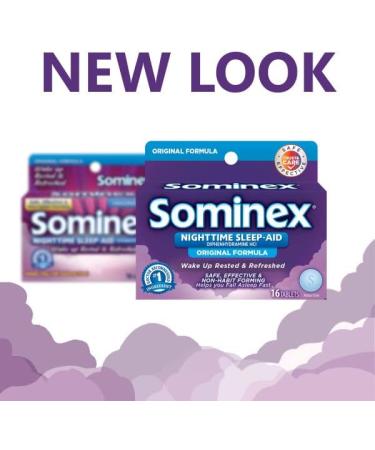 Sominex Original Formula Tablets 16 Tablets (Pack of 6) | Fast International Shipping | Quality Sleep Aid - Buy Online on GoSupps.com
