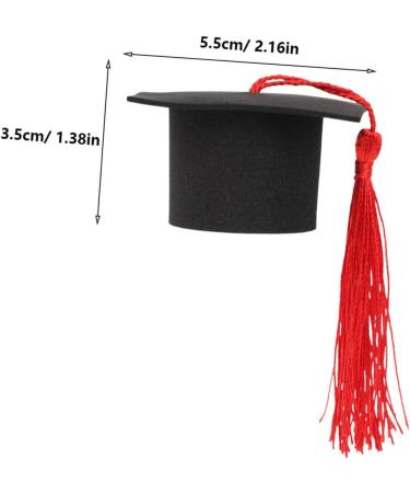 Abaodam 32 Pcs Cake Decoration Party Supplies Decorate Graduation Cap Graduation Cupcake Toppers Cupcake Decors Grad Cupcake Toppers Grad Party Cupcake Toppers Red Paper Graduate Mini Redx4pcs 5.50X5.50X3.50CMx4pcs - Buy Online on GoSupps.com