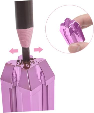 DOITOOL Eyebrow Pencil Sharpener Make up Accessories Colored Pencil Sharpener Manual Pencil Sharpener Sharpener Makeup Gadgets Plastic Cosmetics Second Generation Wooden - Buy Online on GoSupps.com