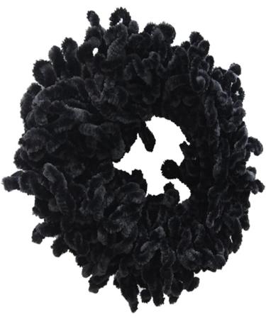 Hair Scrunchies for Girls Volumising Scrunchie Big Hair Ties Elastic Hairbands Hair Headwear Black Hair Scrunchies - Buy Online on GoSupps.com