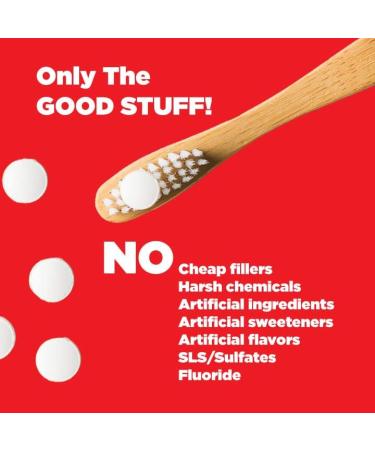 Chomp Super Whitening Toothpaste Tablets with Nano Hydroxyapatite - Brighten Your Smile Naturally - Buy Online on GoSupps.com