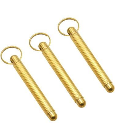 Gold Metal Keychain Earwax Cleaner Spoon | Multifunctional Ear Pick Tool - Buy Online on GoSupps.com