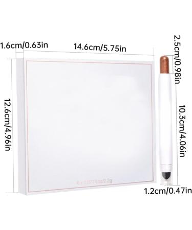 Eyeshadow Stick Long Lasting Cream Eyeshadow Pencil Waterproof Eyeshadow Stick for Makeup Tool 6PCS Eyeshadow - Buy Online on GoSupps.com