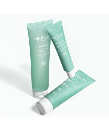Melvita - Fluide Matifiant - Nectar Pur - Peaux Mixtes Grasses - R gule le s bum et R duit les brillances - 40ml Gel Cr me Correcteur - Buy Online on GoSupps.com