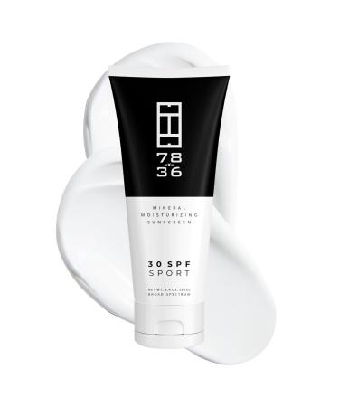 Apparel Sport Sweat Protection Sunscreen | Zinc Oxide | Broad Spectrum | SPF 30 | 3.4 oz.