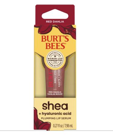 BURTS BEES Clear Shea & Hyaluronic Acid Plumping Lip Serum 0.27 FZ