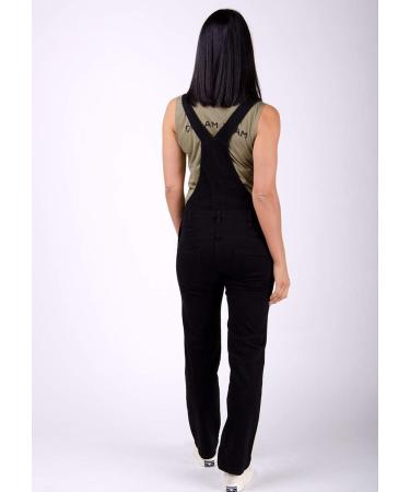 Wash Clothing Co. Black Denim Maternity Dungarees | Pregnancy Overalls IVY 10 - Buy Online on GoSupps.com