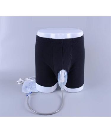 Wearable Male Urine Incontinence Reusable Portable Underpants Comfort Breathable Urinal System with Collection Urine Bag 500Ml XL - Buy Online on GoSupps.com