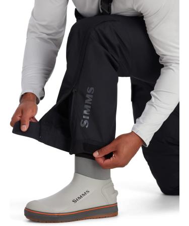 Simms Men's Challenger Waterproof Fishing Bib Overalls - Black, Medium - Buy Online on GoSupps.com