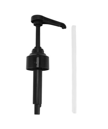 Liuyoyo Liuyoyo Premium Syrup Pumps 8ML Syrup Pressure Pump Sauce Bottle Pump Drink Nozzle Pressure Measuring Head for MONIN 1883 Ideal for Coffee Syrups Cones (Black)