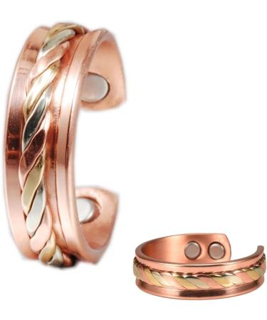 Buy Magnetic Therapy Joint Bone Ring - Relieve Arthritis & Migraines | Magnetic Jewelry in Gift Box - International Shipping Available - Buy Online on GoSupps.com