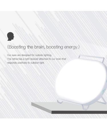 ONOTEC Light Therapy Lamp UV-Free 10000 Lux LED Bright White Therapy Light Touch Control with 4 Adjustable Brightness Levels for Home/Office/Travelling - Buy Online on GoSupps.com