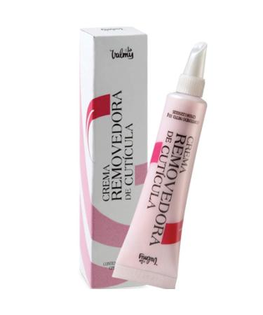 Valmy Instant Nail Cuticle Remover Cream - Softens Moisturizes and Hydrates Cuticles - Treatment to Perfect Nail Contour - Helps Remove Overgrown Cuticle - Formulated with Mineral Oils (15 ml)