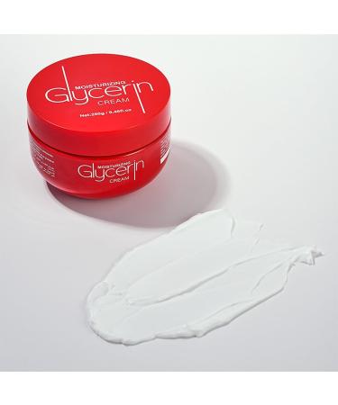 Glycerin Moisturizing Body Lotion Face Cream Non-Greasy Oil-Free Hydrating Repairing for Dull Skin Help To Soften and Smooth Extra-Dry and Rough Skin Reduce Wrinkles(280g) - Buy Online on GoSupps.com
