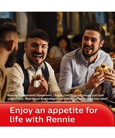 Rennie Peppermint 72 Tablets - Fast-Acting Heartburn Relief - Buy Online on GoSupps.com