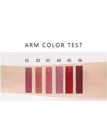 6-Colour Matte Lip Gloss Set | Non-Stick Waterproof Liquid Lipstick in Gift Box - Perfect for Gifts & International Shipping - Buy Online on GoSupps.com